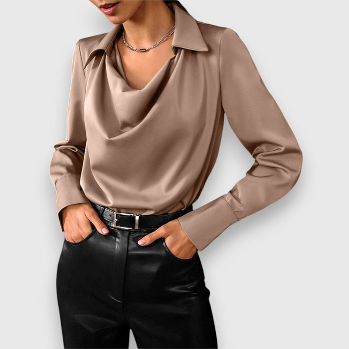 Juliet - Chic Cowl Neck Blouse