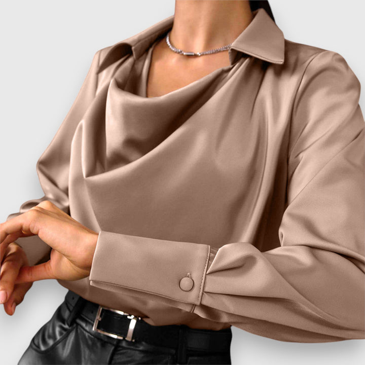 Juliet - Chic Cowl Neck Blouse