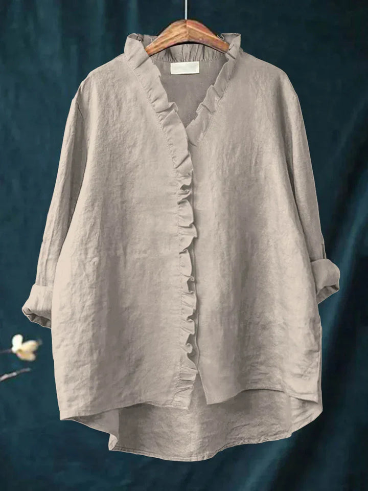 Kate - Casual Shirt with Ruffles