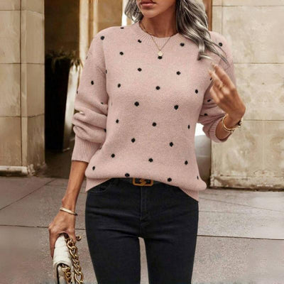 Emily - Polka Dot Knitted Sweater