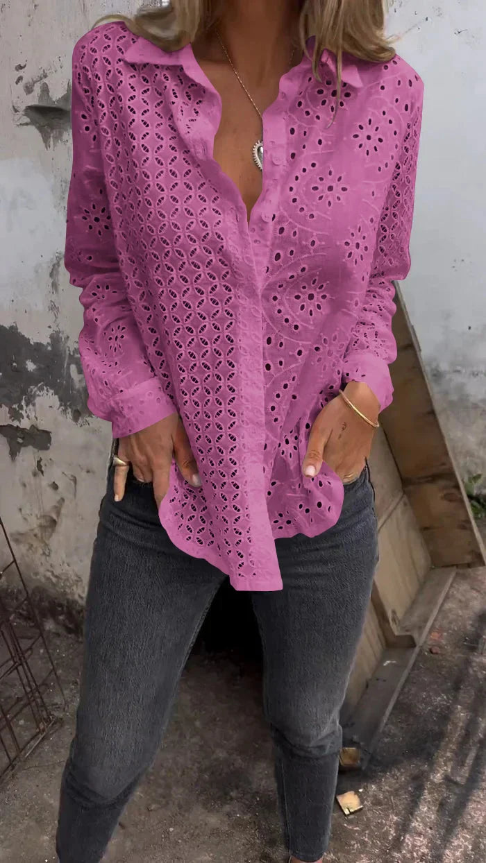 Selena – Shirt with Pattern