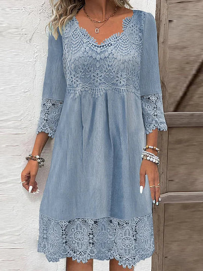 Arabella - Timeless Lace Midi Dress