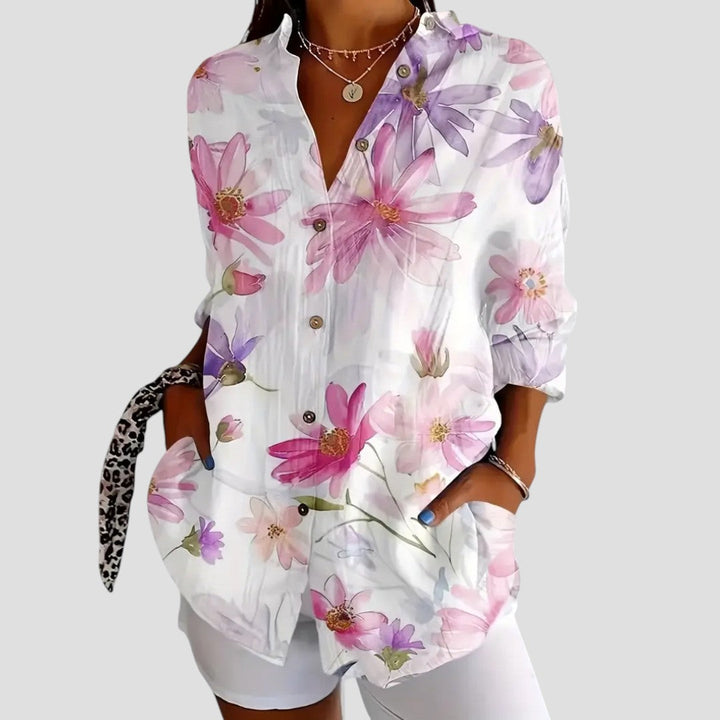 Joan - Floral Blouse