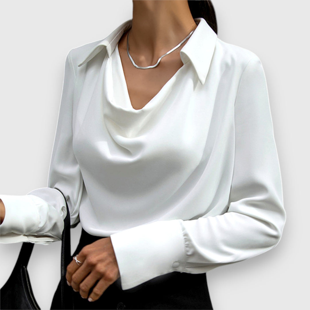 Juliet - Chic Cowl Neck Blouse