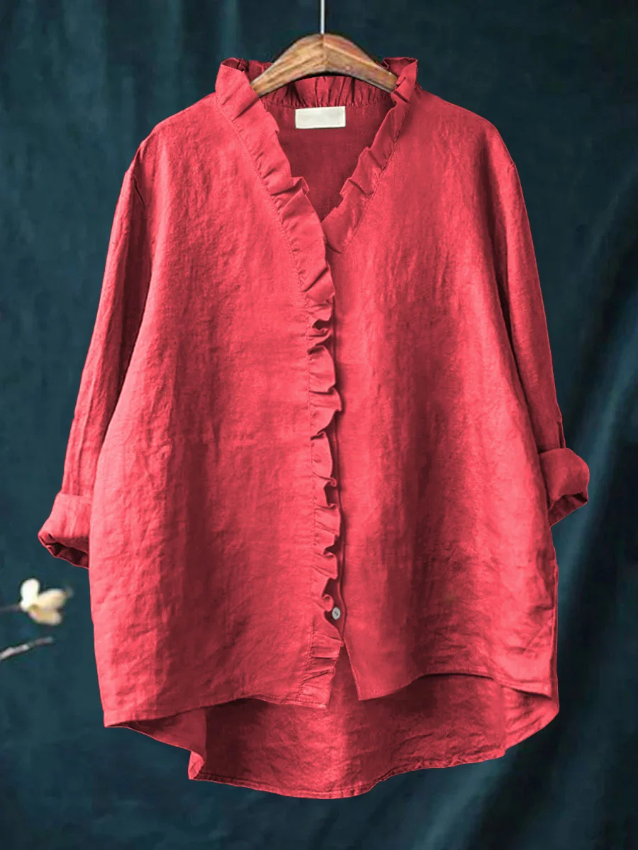 Isabelle - Ruffled Shirt