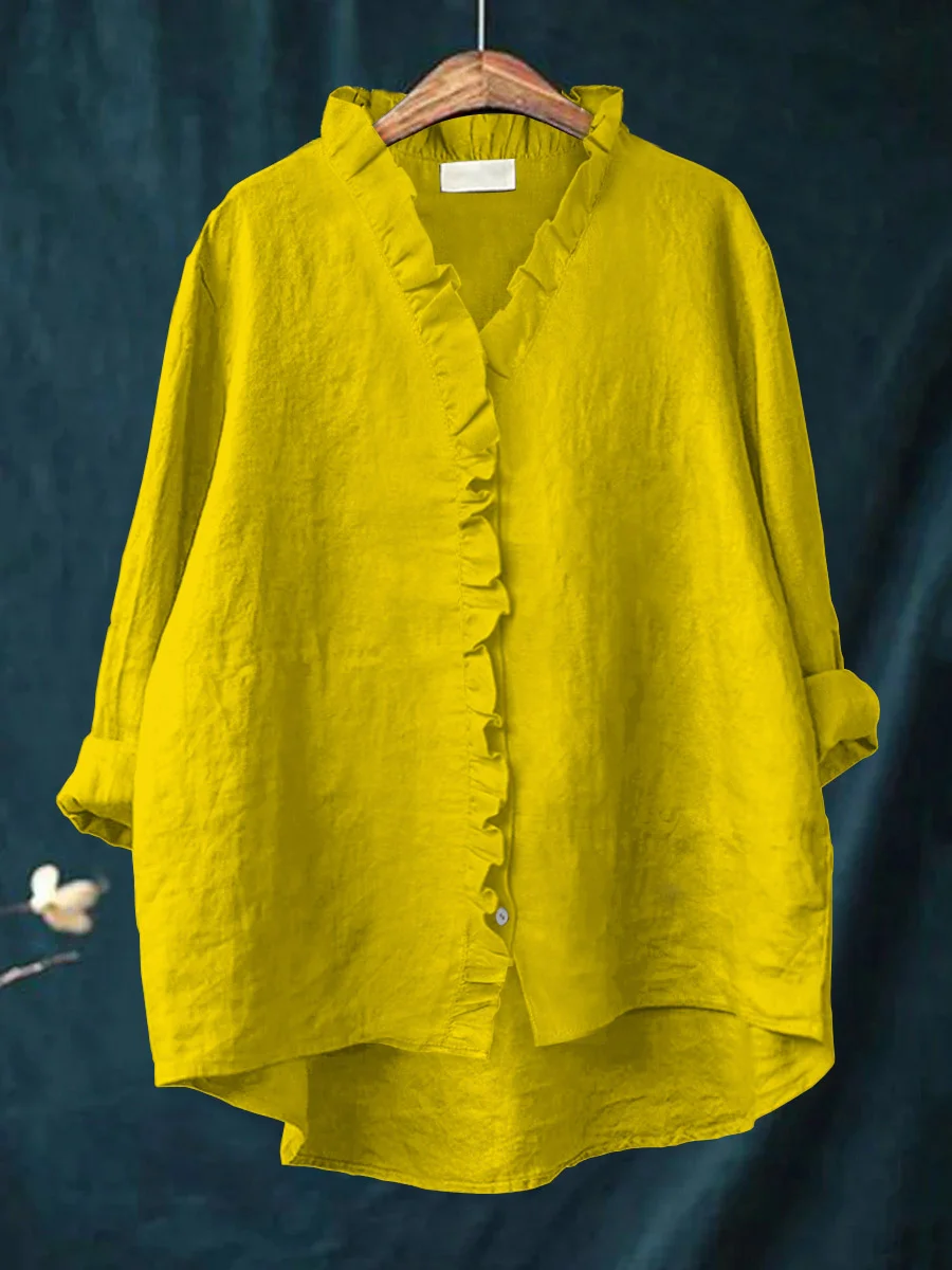Isabelle - Ruffled Shirt