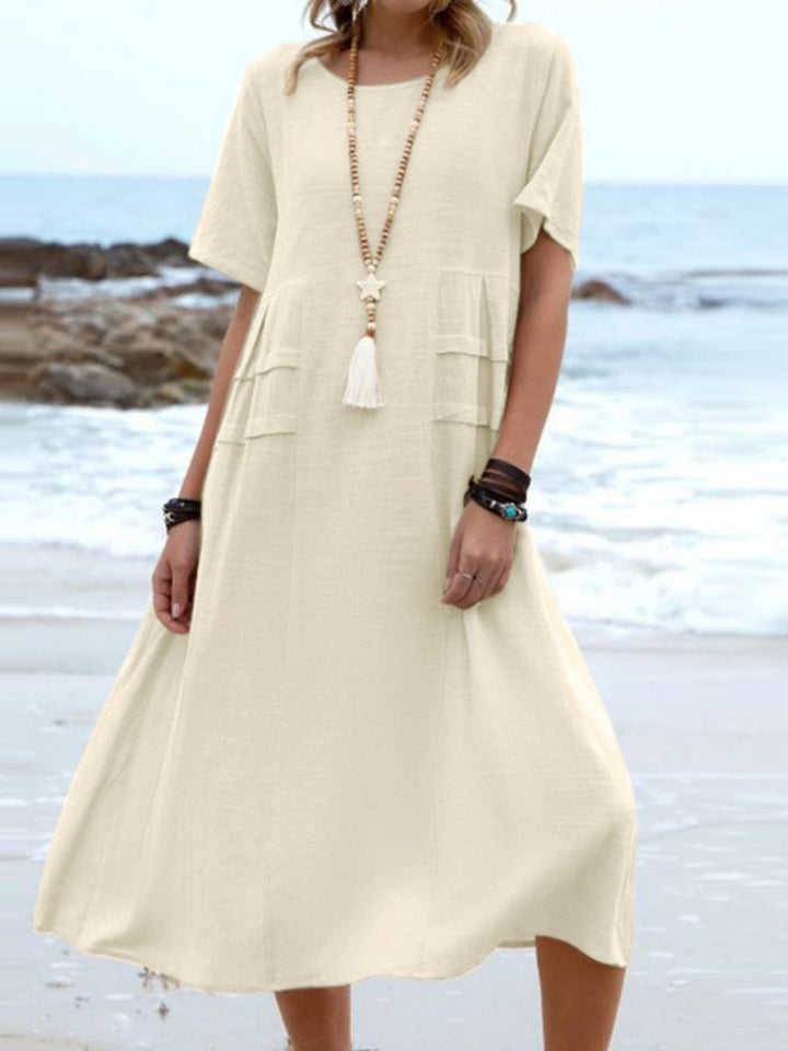 Imogen - Loose round neck dress