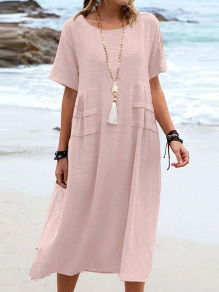 Imogen - Loose round neck dress
