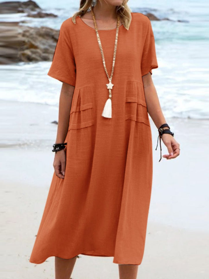 Imogen - Loose round neck dress