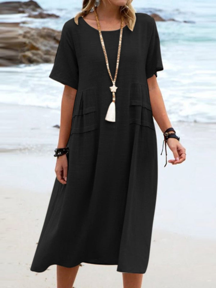 Imogen - Loose round neck dress