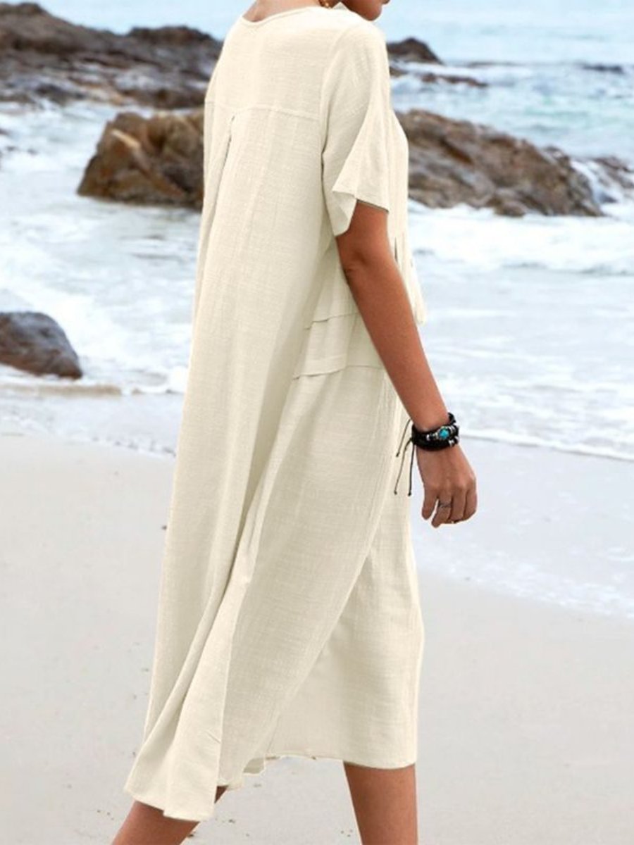 Imogen - Loose round neck dress