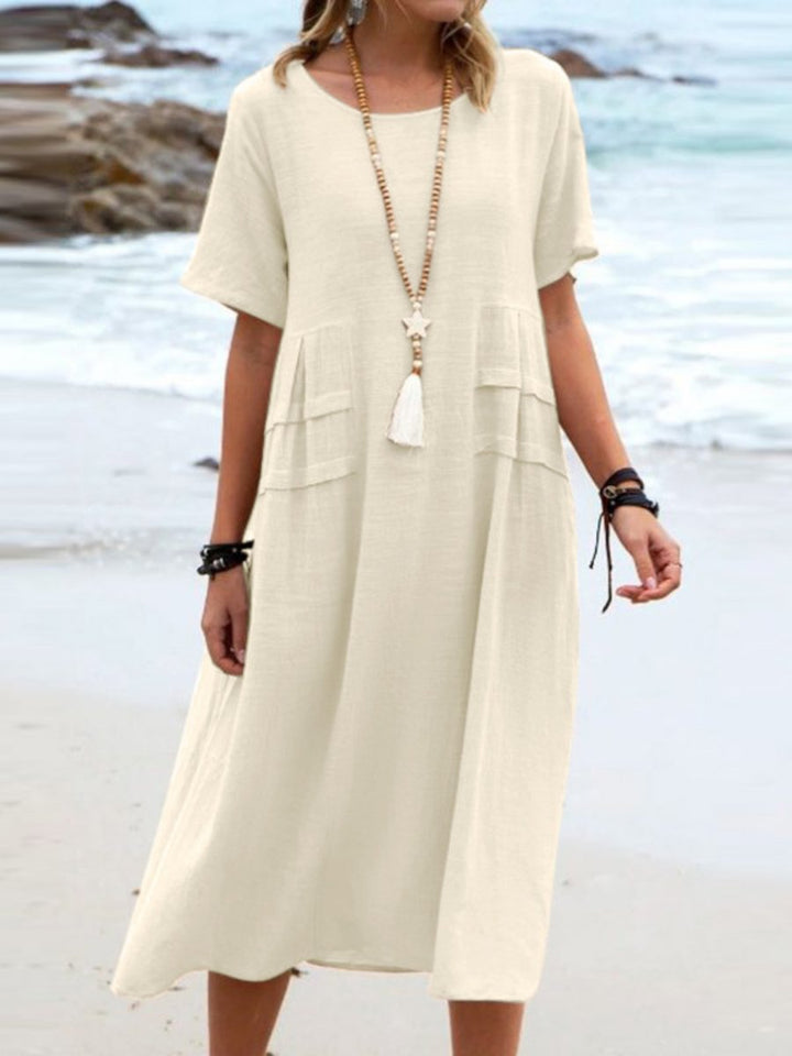 Imogen - Loose round neck dress